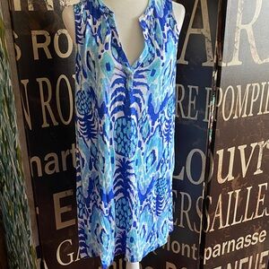 Rare Lilly Pulitzer Serene Blue Call Me Essie Dress